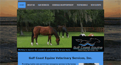 Desktop Screenshot of gulfcoastequinevetservices.com
